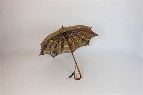 burberry walking stick umbrella ebay|Burberry Wooden Walking Stick Check Umbrella .